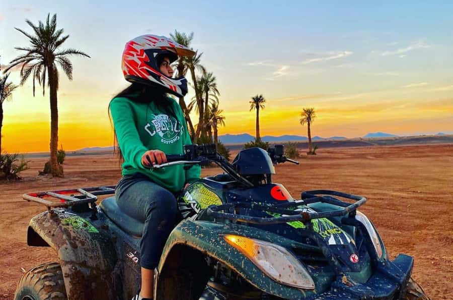 Marrakech: Dunes of the Palmeraie Quad Bike Ride with Tea - Riding beyond Marrakech into the Palmeraie