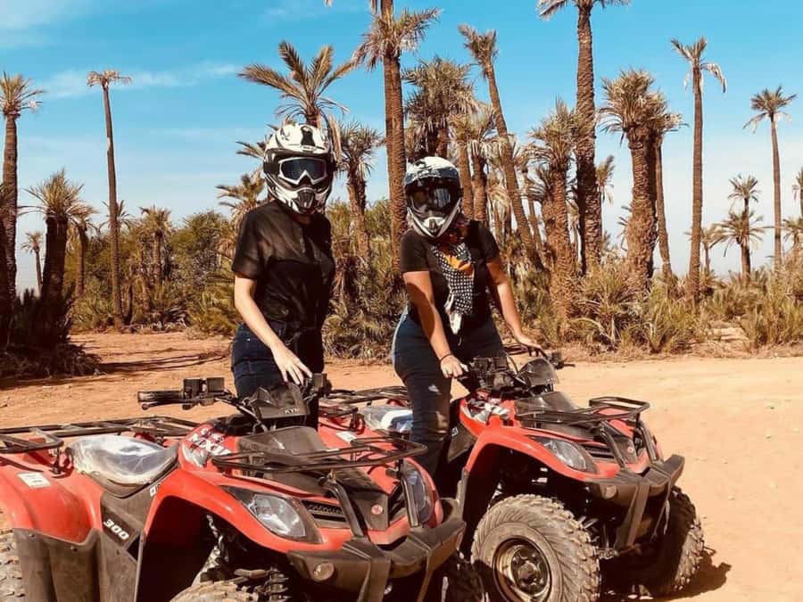 Marrakech: Dunes of the Palmeraie Quad Bike Ride with Tea - Getting comfortable on the quad