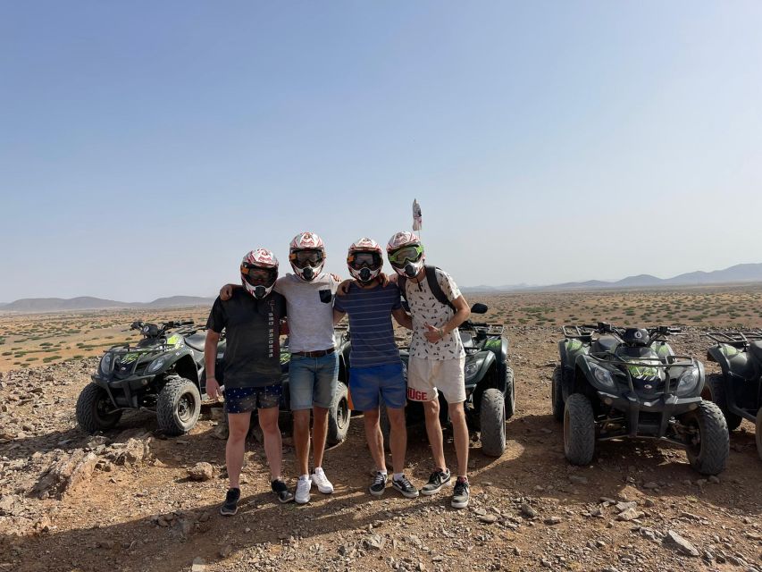Marrakech, explore the palm grove desert by quad bike - Ninety minutes through palms, villages, and dry open ground