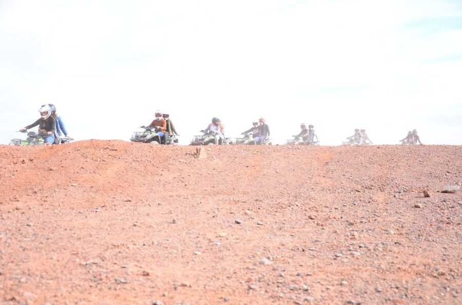 Marrakech, explore the palm grove desert by quad bike - The oasis photo stop and the best views