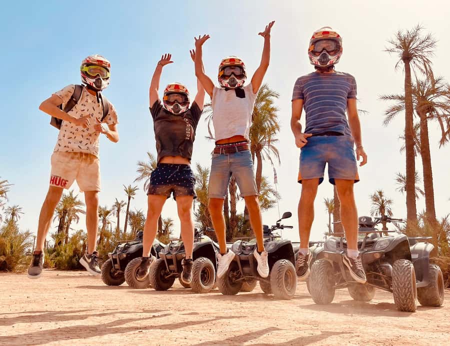 Marrakech, explore the palm grove desert by quad bike - What the $11 price really gives you