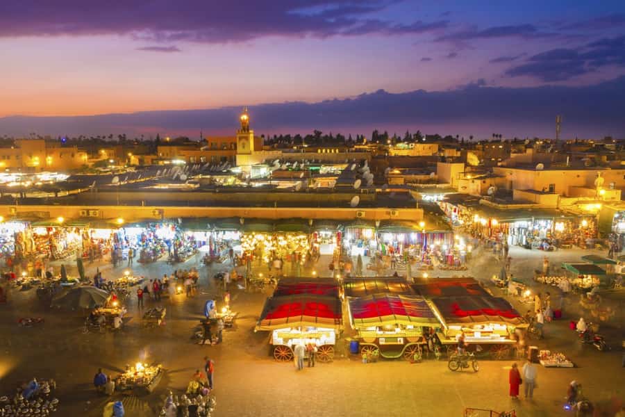Marrakech Full-Day Guided Tour with Lunch - Menara Gardens, olive trees, and Atlas Mountain views