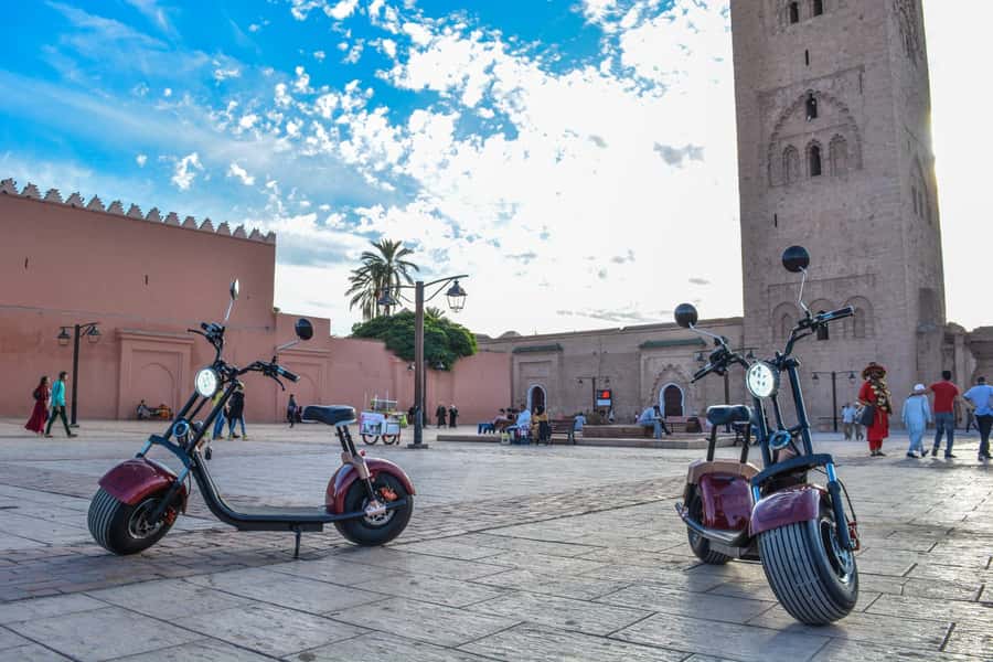 Marrakech: Glide Through the Red City on an EcoScooter Tour! - Starting at the Sofitel and learning the scooter