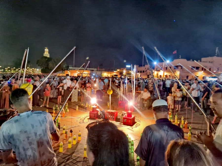 Marrakech: Guided Tour by Night - Jemaa el-Fna when the lights come on