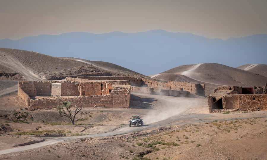 Marrakech: Half-Day Agafay Rock Desert Buggy Tour - Leaving Marrakech for Agafay’s rocky hills