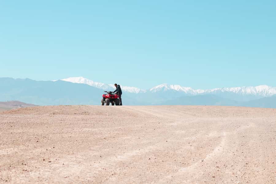 Marrakech: Half-Day Desert Quad Tour with Camel Ride - From Marrakech to the palms