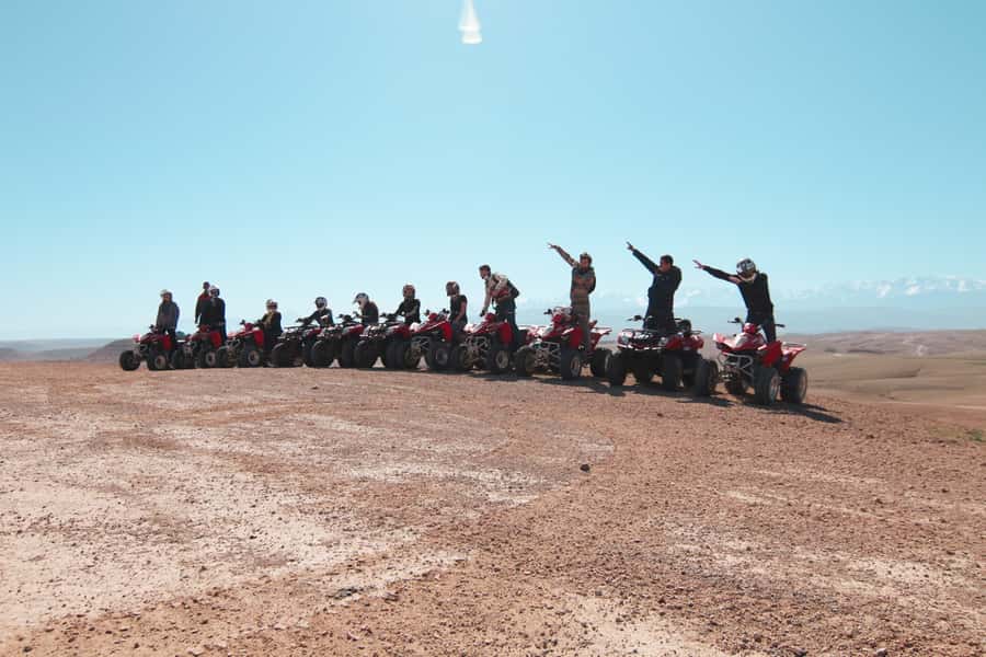 Marrakech: Half-Day Desert Quad Tour with Camel Ride - Tea, bread, honey, and a shaded pause