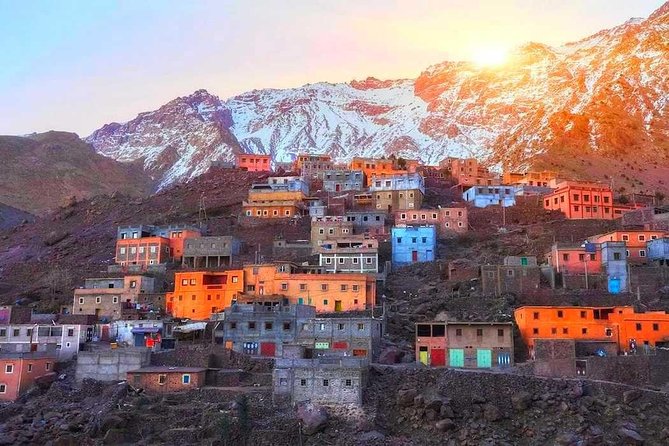 Marrakech High Atlas mountains 3 Valleys waterfalls & Camel Ride - Tea in Aroumd Village and a closer look at Berber life