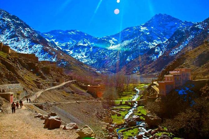 Marrakech High Atlas mountains 3 Valleys waterfalls & Camel Ride - The camel ride and Agafay Desert stop
