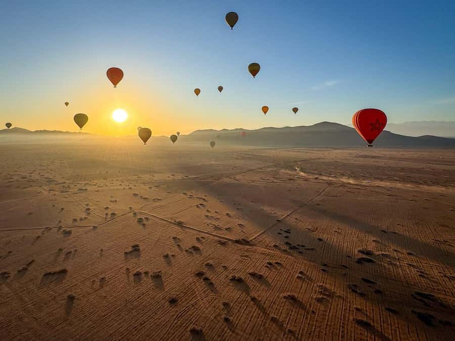 Marrakech: Hot Air Balloon Ride with Breakfast & Transfer - Landing, the least predictable part