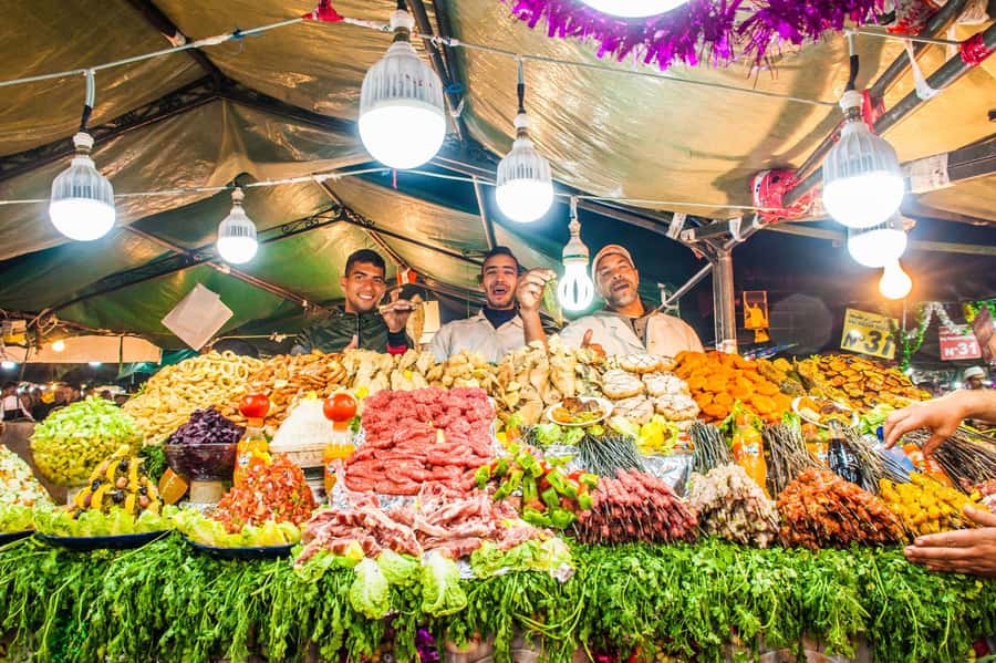Marrakech: Jemma El Fnaa Food Tour with Dinner - Dinner at Chez Lamine Hadj Mustapha