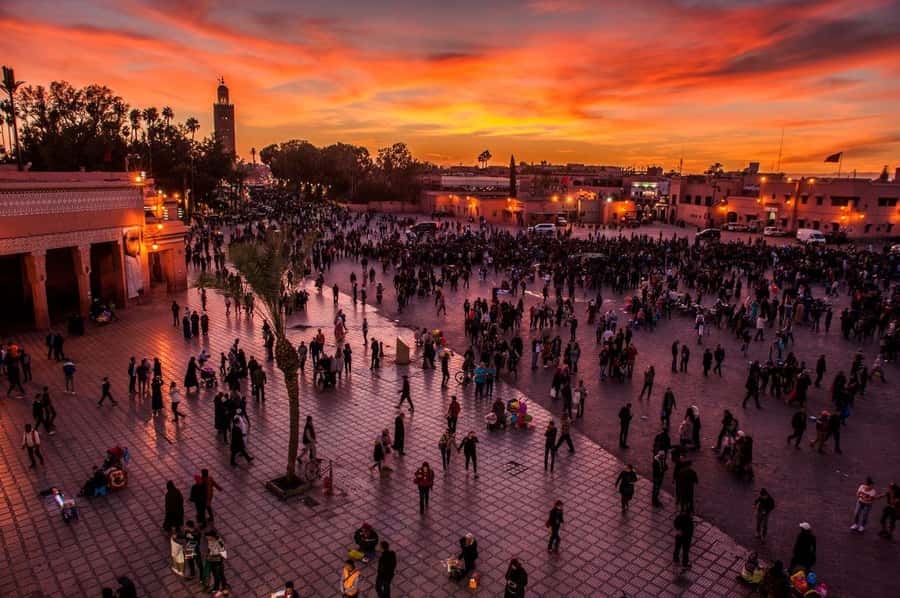 Marrakech: Jemma El Fnaa Food Tour with Dinner - Starting at Jemaa el Fnaa and entering the souks