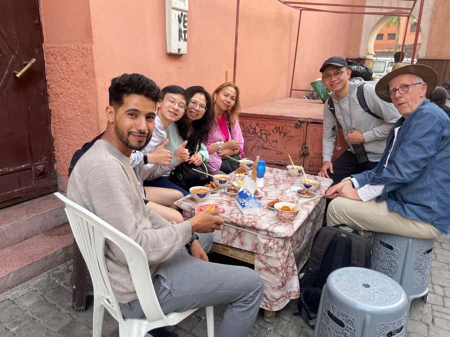 Marrakech: Local Food Tasting Tour with a Guide - Panache and khodnjal keep the route balanced