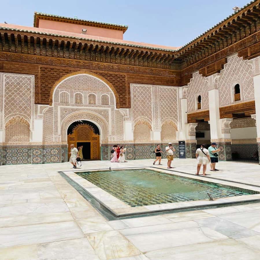 Marrakech: Madrasa Ben Youssef, Secret Garden & Medina Tour - An old hammam and the customs of steam bathing