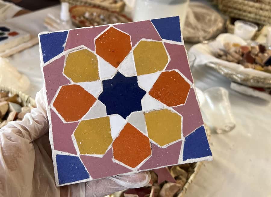 Marrakech: Make Your Own Moroccan Zellige Mosaic Masterpiece - Is $42 good value?