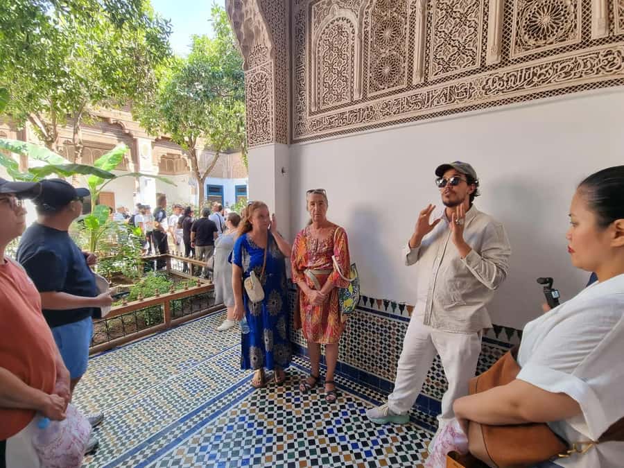 Marrakech: Monuments, Souks and Medina Guided Walking Tour - Bahia Palace and the language of Moroccan design