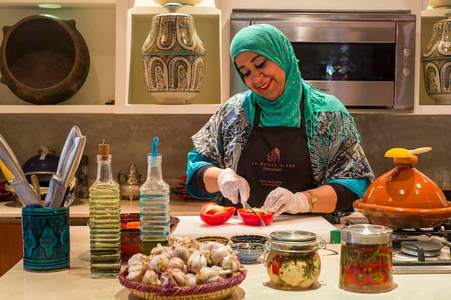 Marrakech: Moroccan Cooking Workshop at La Maison Arabe - The three-hour class gives Moroccan cuisine room to breathe