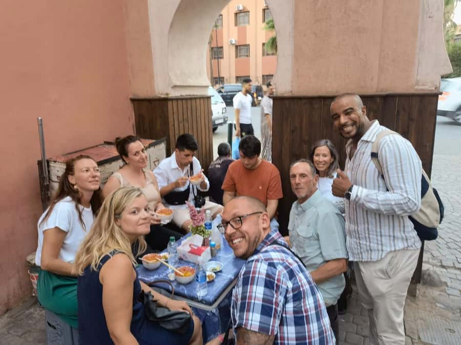Marrakech Night Street Food Tour / Taste The Real Marrakech - Starting at Café de France after dark