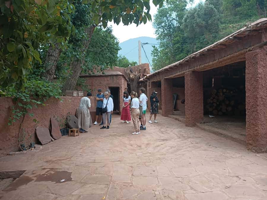 Marrakech Ourika Valley, Atlas Mountains, Waterfall + Lunch - Lunch beside the Ourika River