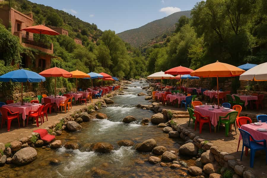 Marrakech: ourika valley lunch & guided hike to waterfalls - The argan cooperative and a small Berber breakfast