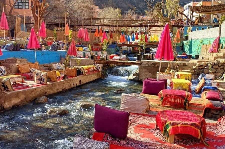 Marrakech: Ourika Valley Trip with Waterfall Hike & Lunch - Setti Fadma and the waterfall trail