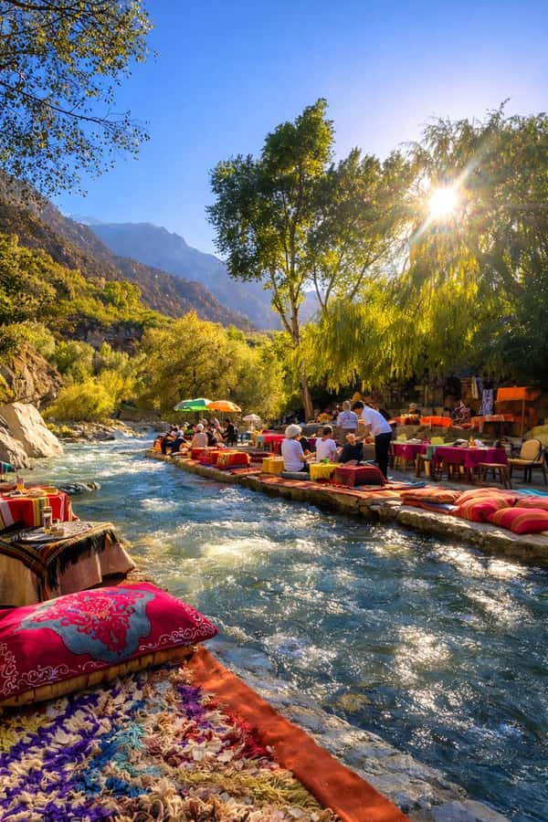 Marrakech: Ourika Valley Waterfalls & Atlas Mountains Trip - Leaving Marrakech for the Ourika Valley