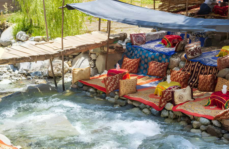 Marrakech: Ourika Valley Waterfalls & Atlas Mountains Trip - Reaching Setti Fatma and the waterfall trail