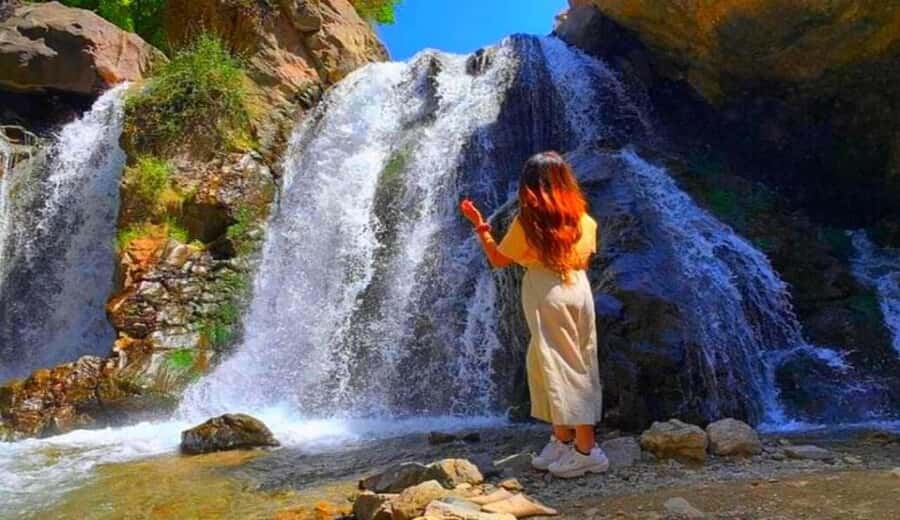 Marrakech: Ourika Valley waterfalls with guide& Berber lunch - Lunch beside the river