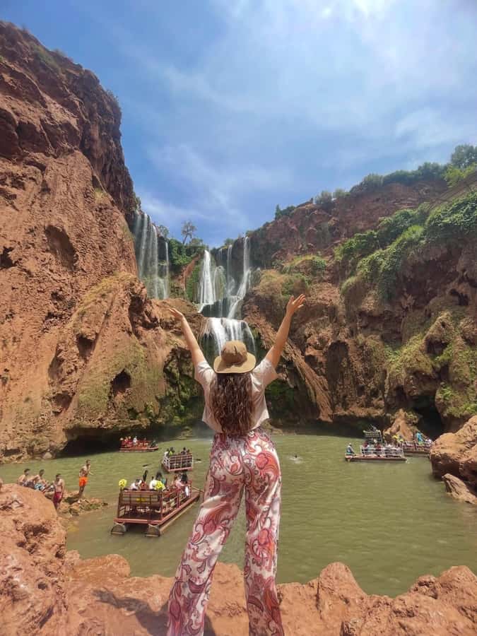 Marrakech: Ouzoud Waterfall, Guided Hike, Boat Ride & Lunch - The first look at Ouzoud Falls