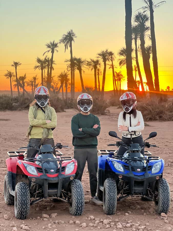 Marrakech: Palm Grove and Jbilat Desert Quad Bike Tour - Five minutes to learn the quad