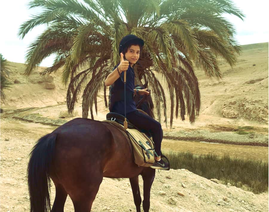 Marrakech: Palm Grove Horseback Riding Tour - Berber village views and a pause for mint tea