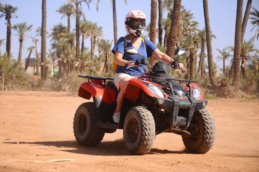 Marrakech: Palm Grove Quad Bike Tour - Leaving Marrakech for the rocky tracks