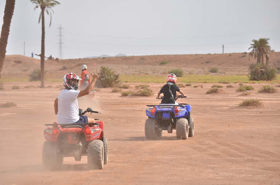 Marrakech: Palm Grove Quad Bike Tour - Two hours across open ground