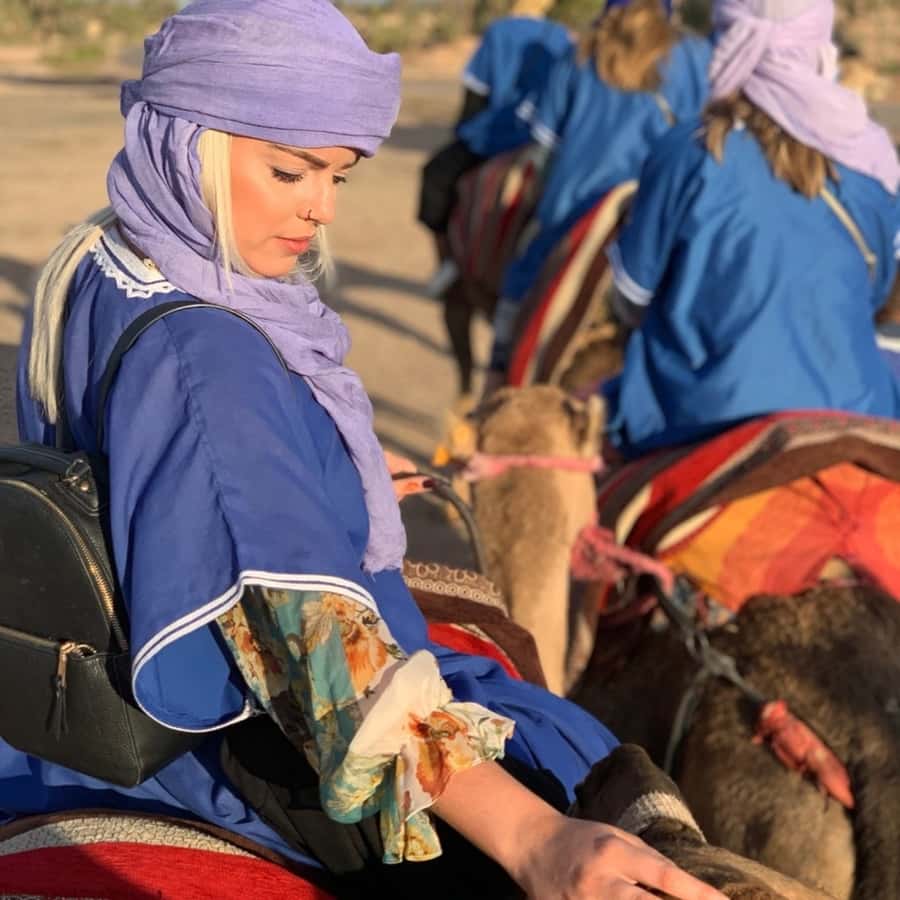 Marrakech palm grove: Sunset camel ride - Sunset from the saddle