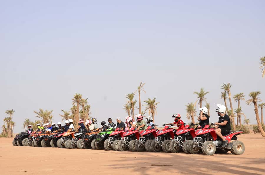 Marrakech: Palmeraie Guided Quad Tour with Tea Break - The 15-minute photo stop