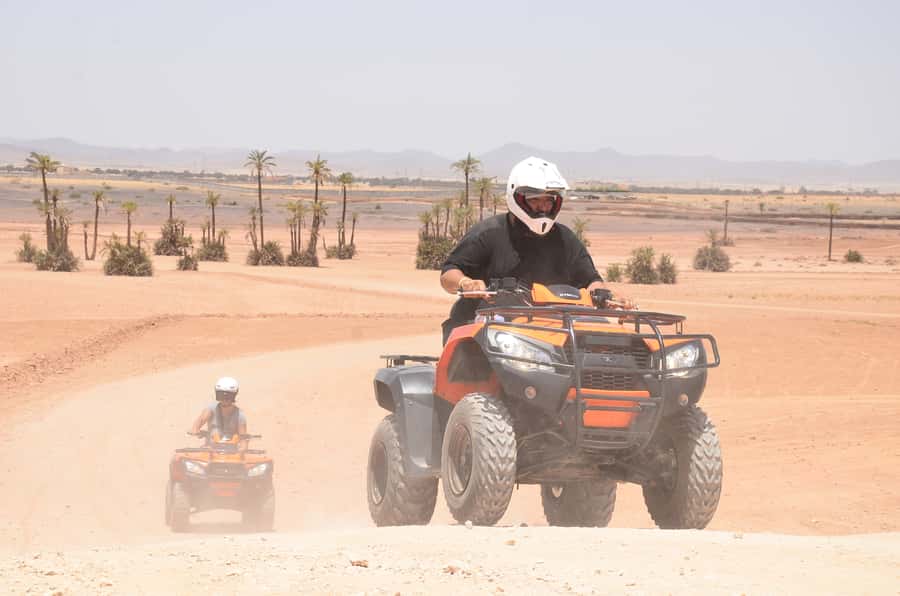 Marrakech: Palmeraie Guided Quad Tour with Tea Break - Another 30 minutes of riding through the Palmeraie