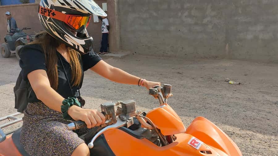 Marrakech: Palmeraie Quad Bike & Traditional Moroccan Spa - What the Palmeraie route feels like