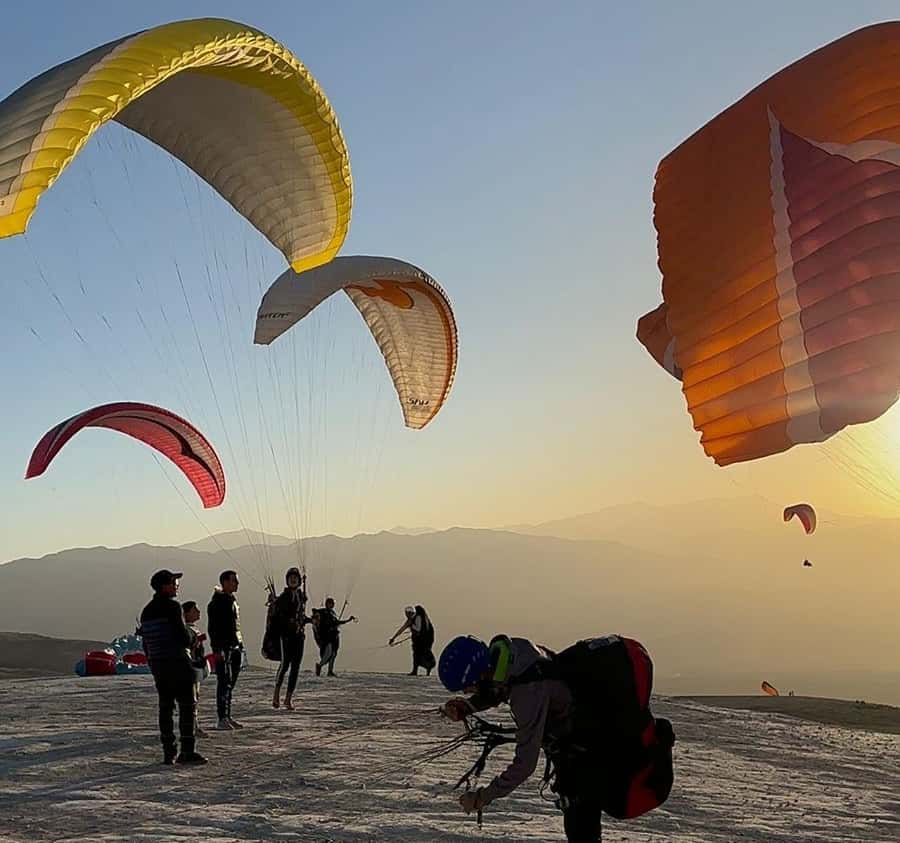 Marrakech: Paragliding over Agafay Desert & Atlas Mnt Views - Lalla Takerkoust and the first photo stop