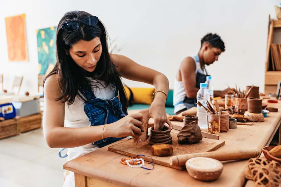 Marrakech: Pottery Workshop with Moroccan Tea - Taking your pottery home