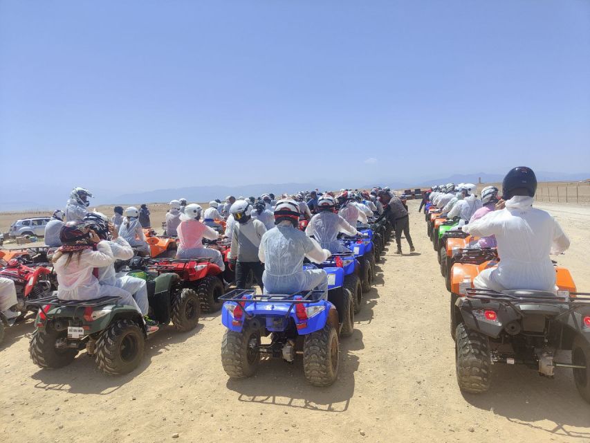 Marrakech: Quad activity in the Palmeraie with Tea break - Atlas Mountain views and useful photo stops