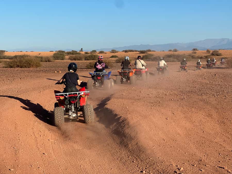 Marrakech: quad Adventure at the Dunes of the palmery desert - What the $17 price really gets you