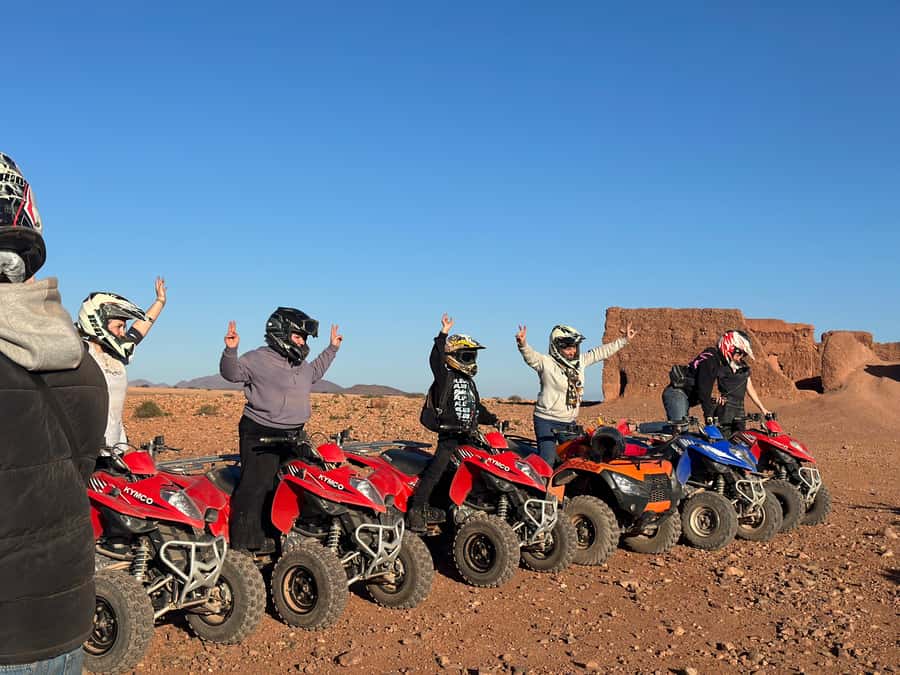 Marrakech: quad Adventure at the Dunes of the palmery desert - The 30-minute ride from Marrakech to the Palmeraie