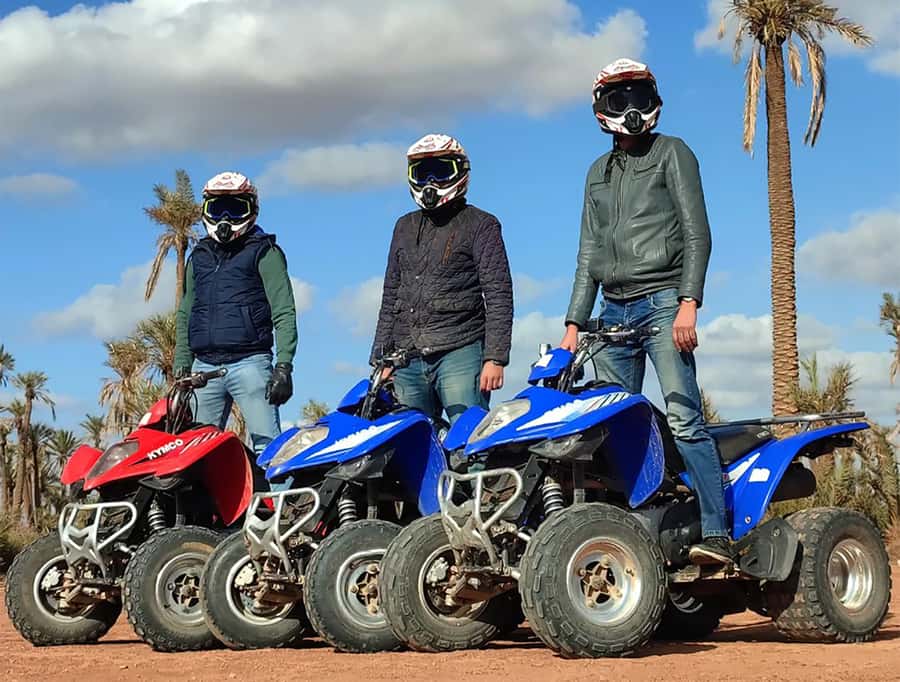 Marrakech: Quad Bike and Camel Ride Tour - Riding through palm groves and Berber villages