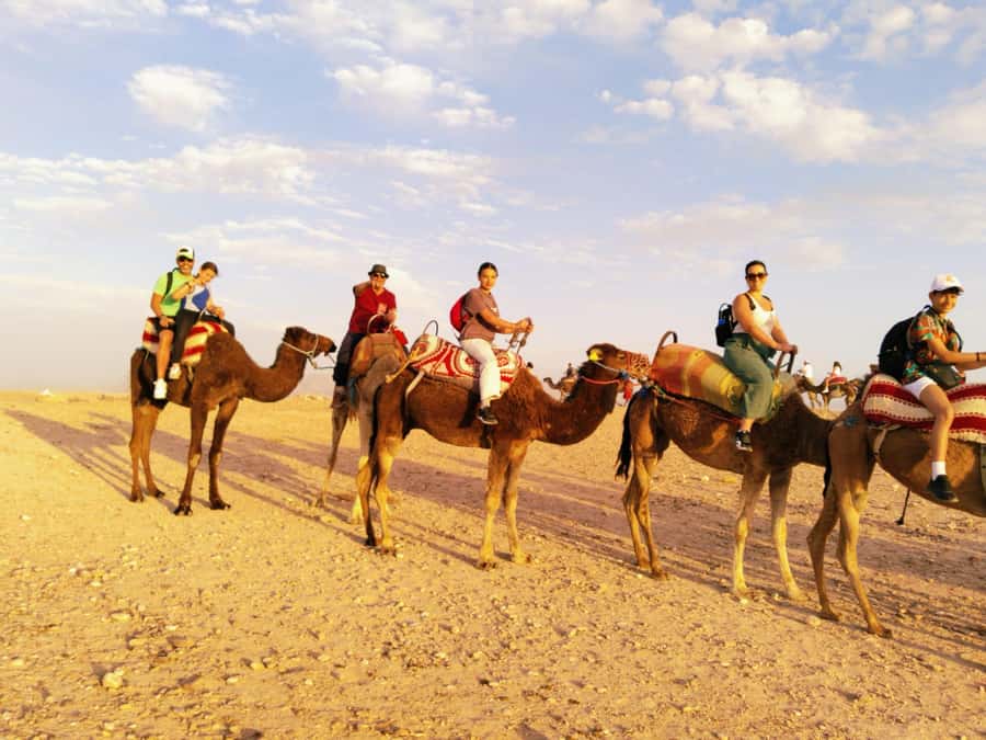 Marrakech : Quad Bike and Camel Ride with dinner in Agafay - A short camel ride at sunset