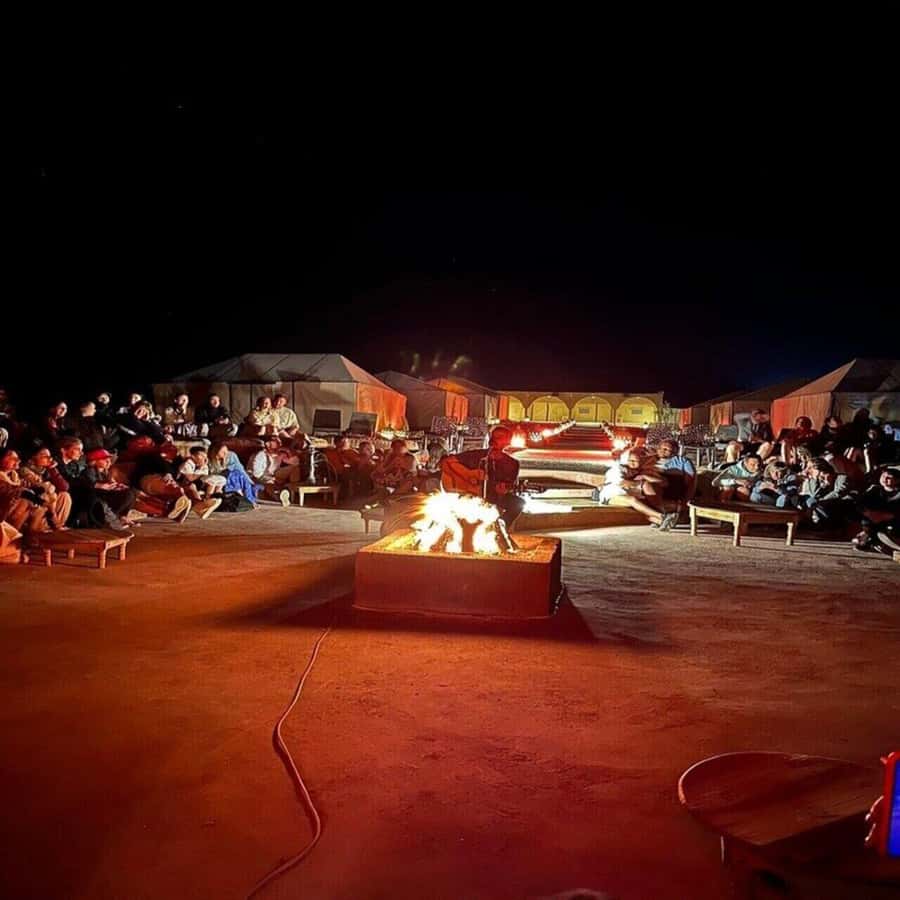 Marrakech : Quad Bike and Camel Ride with dinner in Agafay - Dinner beneath lanterns