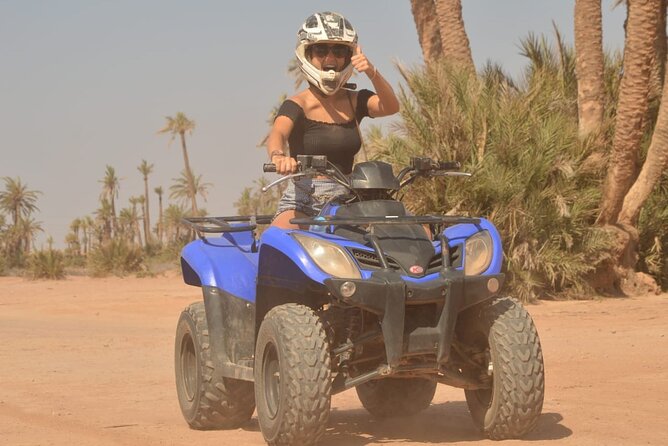 Marrakech Quad Bike Experience with Hotel Pick up and Drop Off - Learning the quad before the real ride