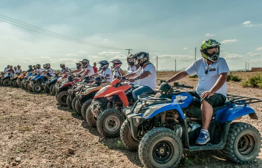 Marrakech: Quad Tour in Jbilets Desert with Palm Grove - Pickup from Marrakech and the ride to the base
