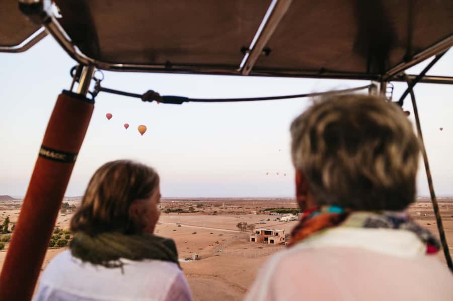 Marrakech: Shared Balloon Flight with Tea - The optional video and the question of photographs