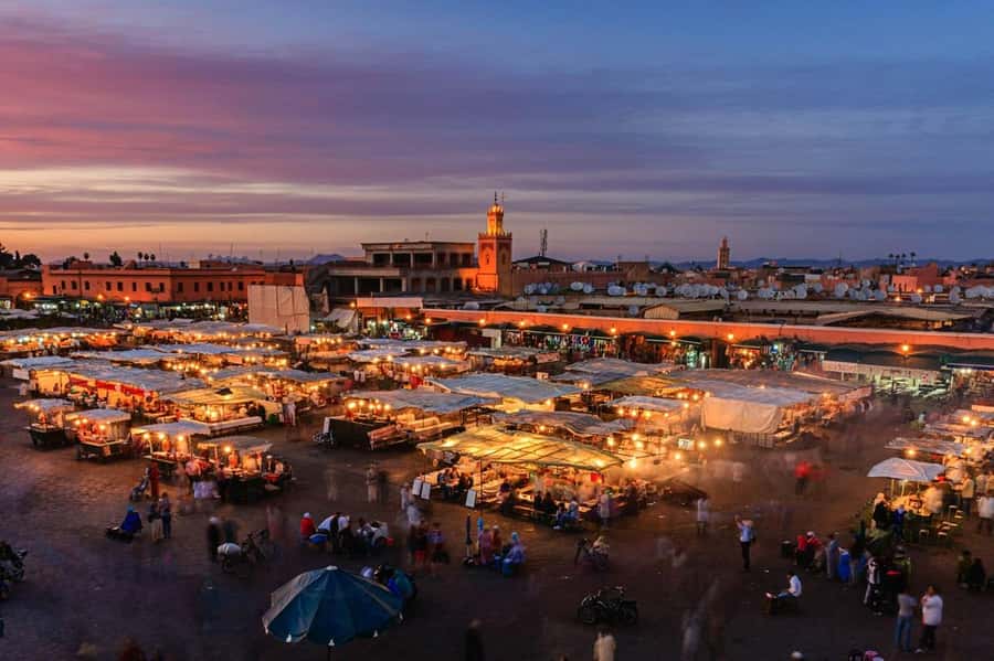 Marrakech: Souk by Night Medina Guided Walking Tour. - Starting at Café de France in the evening