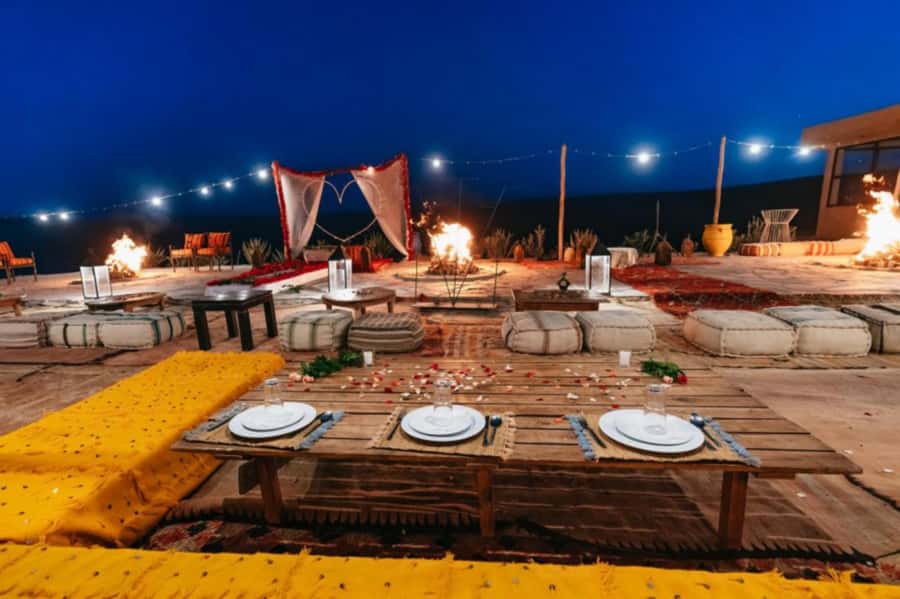 Marrakech: Sunset Dinner in Agafay Desert with Camel Ride - A camel ride across the open terrain